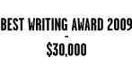 Best Writing Award 2009